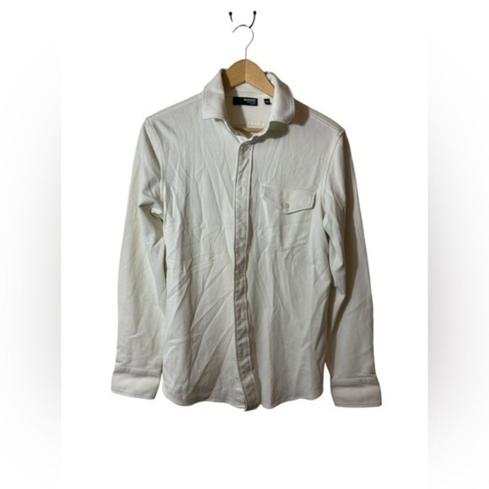 MURANO l liquid luxury slim fit button up shirt medium